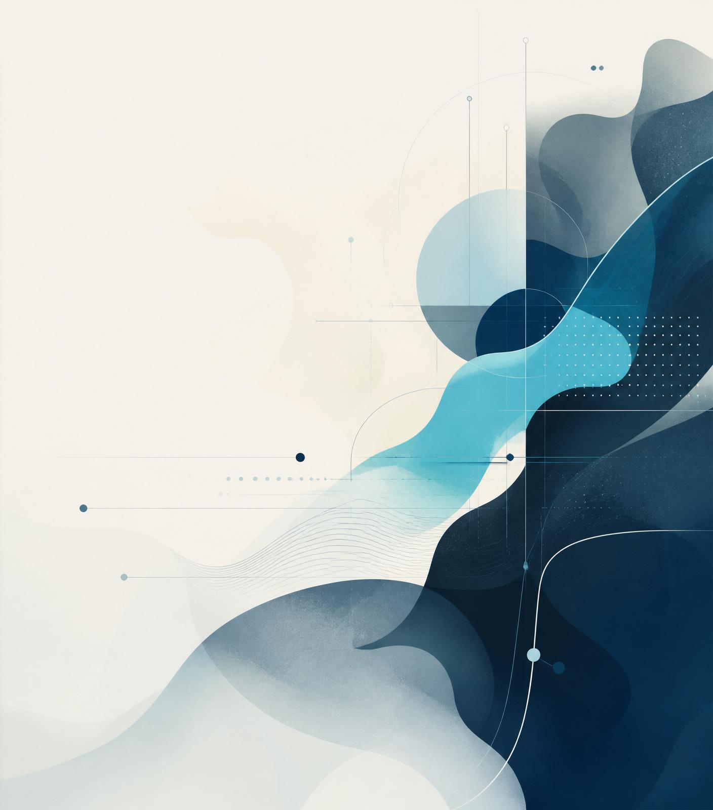 Editorial abstract composition